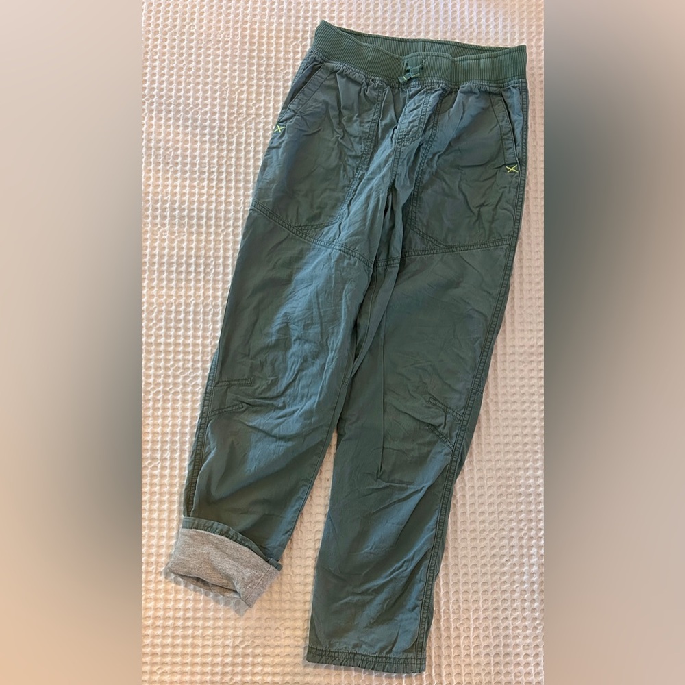 Tea Collection Kids Green Casual Lined Pants